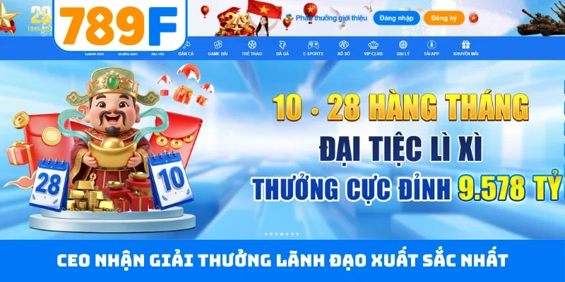 CEO nhận giải thưởng lãnh đạo xuất sắc nhất